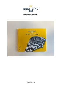 breitling b 232 bedienungsanleitung